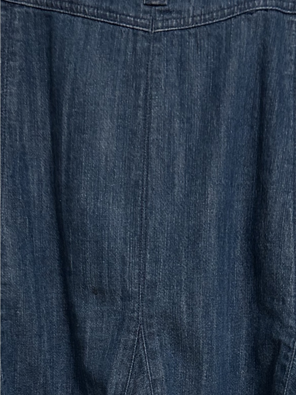 Christopher & Banks Dark Blue Denim A-Line Skirt - Picture 6 of 6
